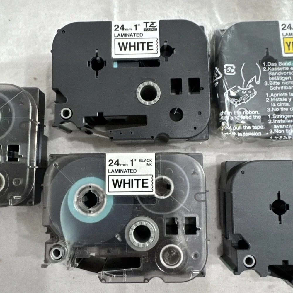 5 GENUINE Brother TZ-151 P-Touch Label Tape 24mm 1